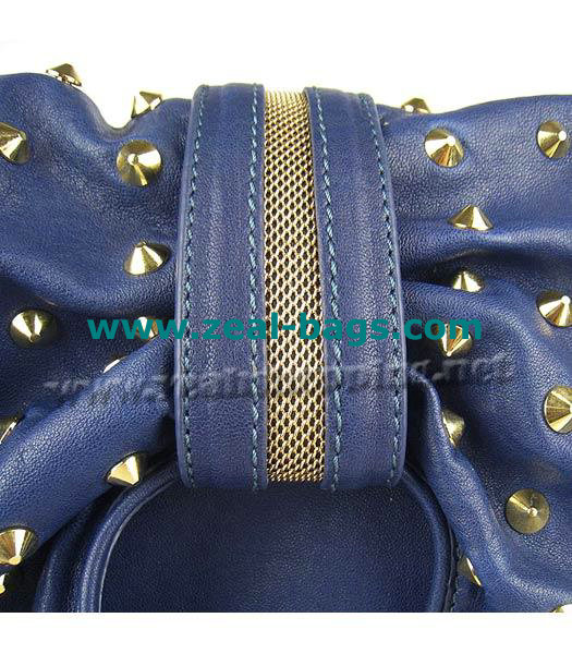 Cheap 3.1 Phillip Lim Edie Bow Studded Bag Blue Replica - Click Image to Close